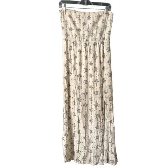 Fulltilt Dress Womens L Medallion Maxi Aztec Santa Fe Lightweight Gausy - Picture 1 of 6